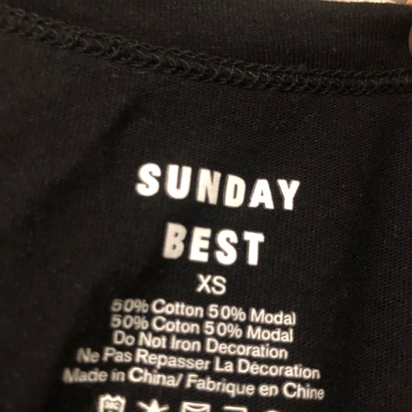 Black flamingo T-shirt - Picture 3 of 3